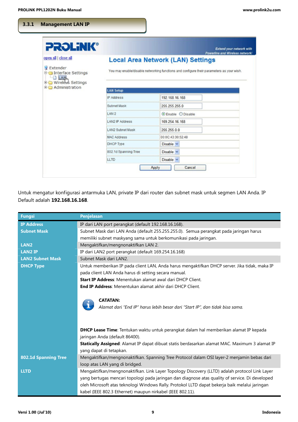 PROLiNK PPL1202N Quick Installation Guide User Manual | Page 59 / 99