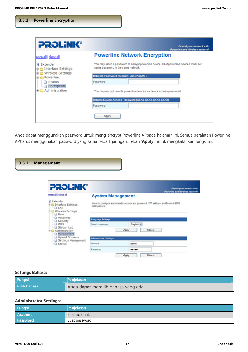 PROLiNK PPL1202N Quick Installation Guide User Manual | Page 67 / 99