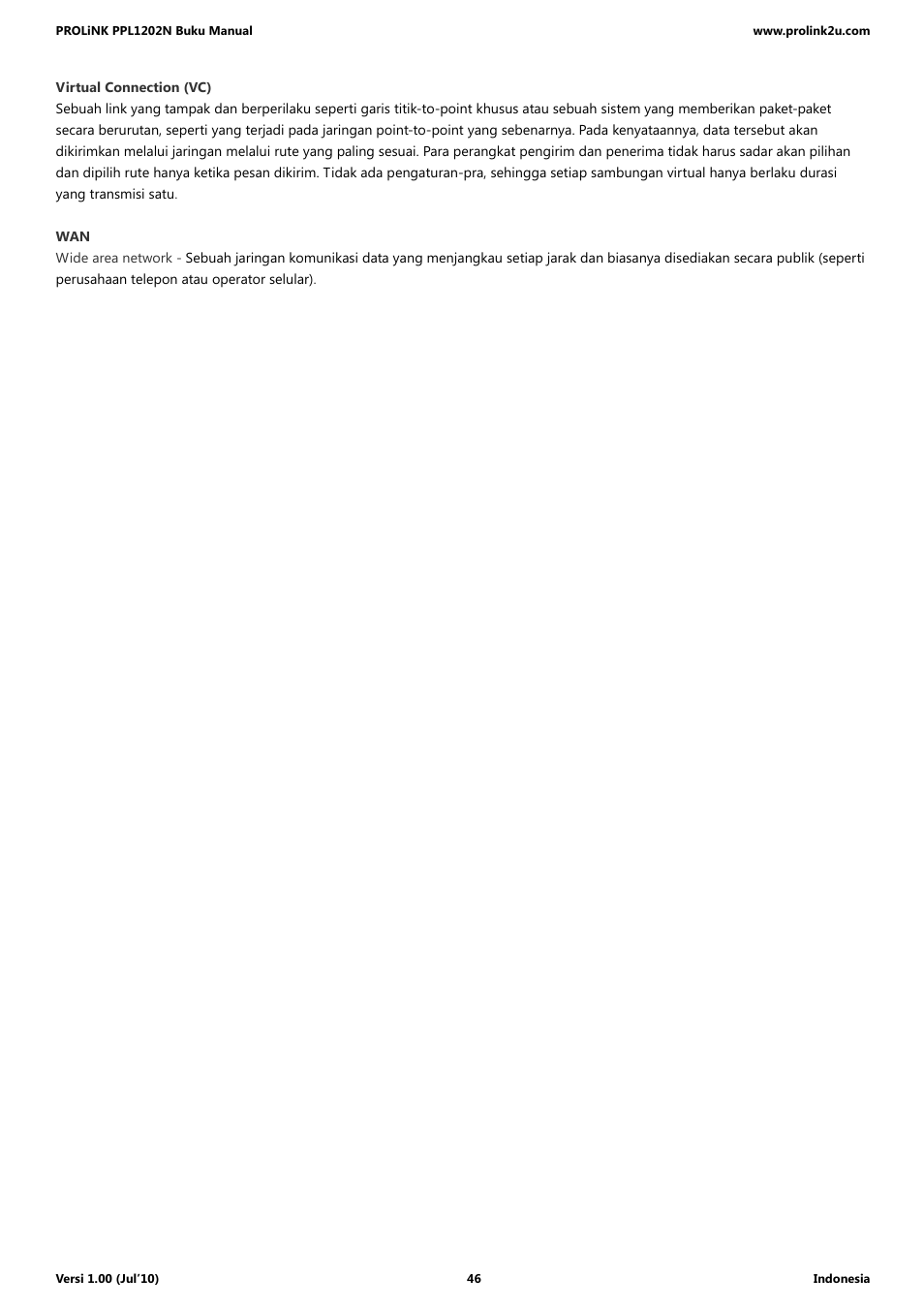 PROLiNK PPL1202N Quick Installation Guide User Manual | Page 96 / 99