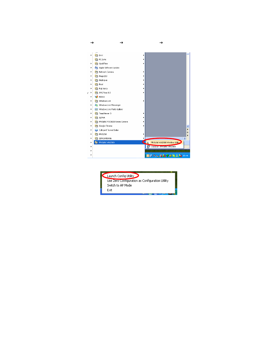 Utility configuration for windows 2000/xp | PROLiNK WN2000 Wireless-N User Manual User Manual | Page 16 / 85