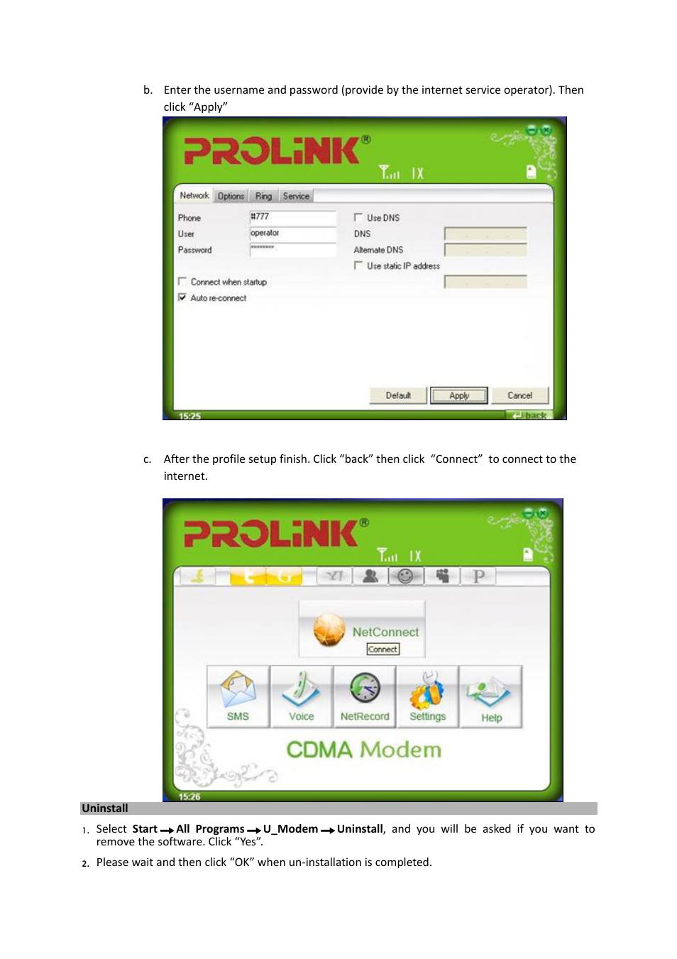 PROLiNK P2000 User Manual | Page 4 / 8
