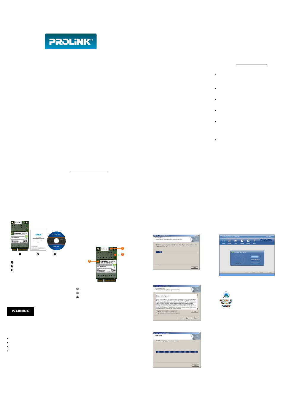 PROLiNK PEM330 User Manual | 1 page