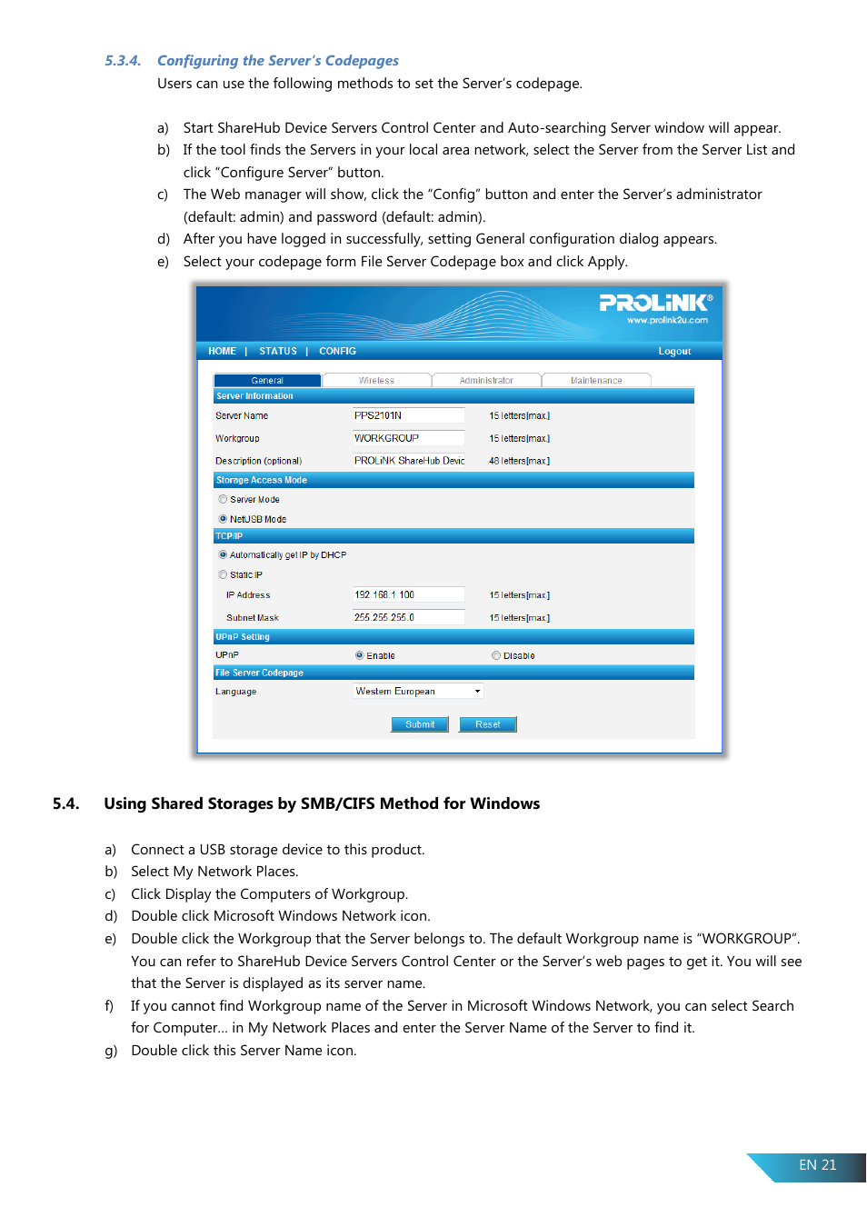 PROLiNK PPS2104N User Manual User Manual | Page 24 / 33