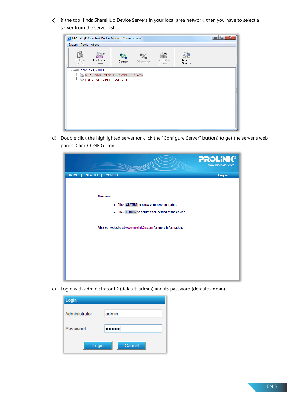 PROLiNK PPS2104N User Manual User Manual | Page 8 / 33