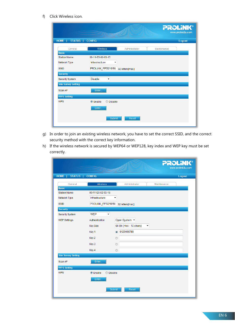 PROLiNK PPS2104N User Manual User Manual | Page 9 / 33