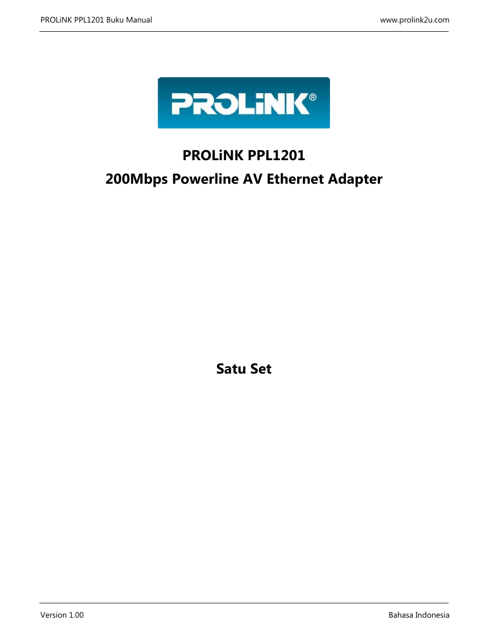 Um_ppl1201_v1.00_2010.01.21_id_revised.pdf, Buku manual, Satu set | PROLiNK PPL1201 User Manual User Manual | Page 31 / 60