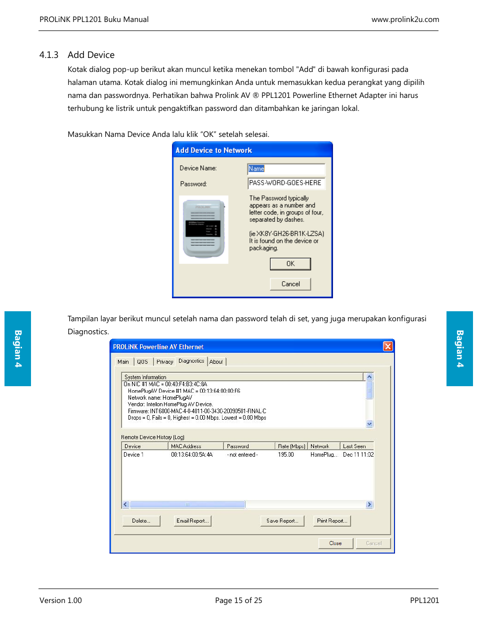 PROLiNK PPL1201 User Manual User Manual | Page 50 / 60