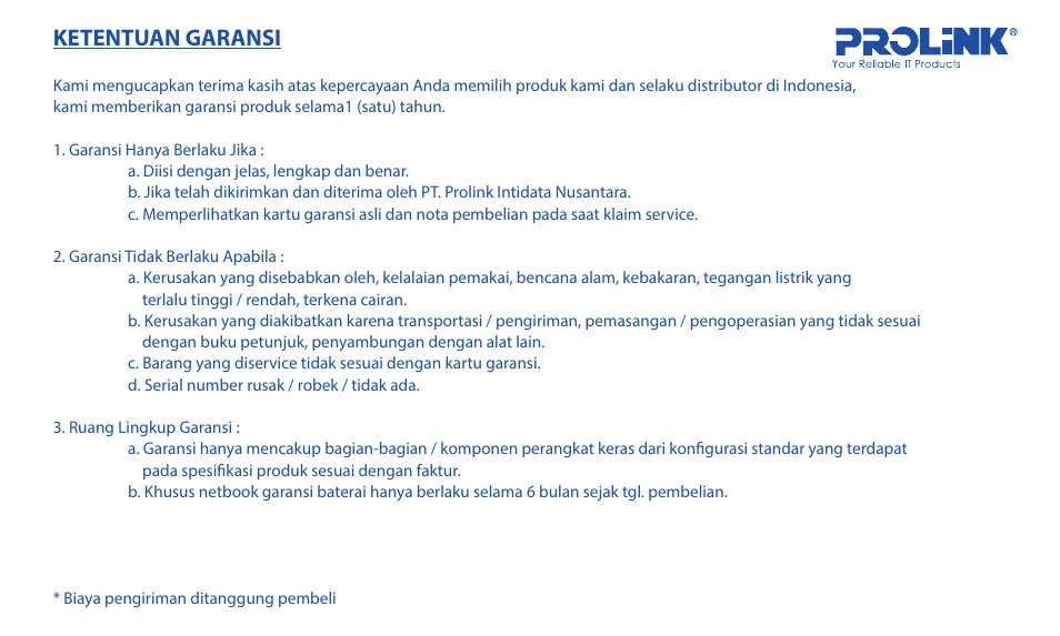 PROLiNK PLE901 User Manual | Page 11 / 16