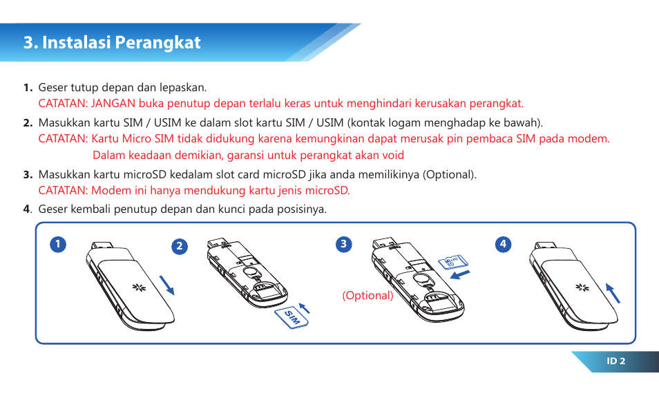 Instalasi perangkat | PROLiNK PLE901 User Manual | Page 8 / 16