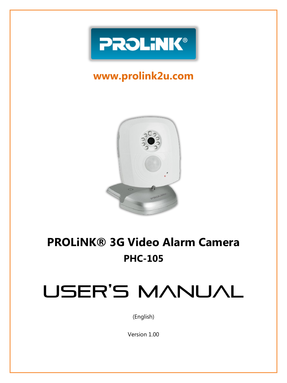 PROLiNK PHC105 User Manual User Manual | 55 pages