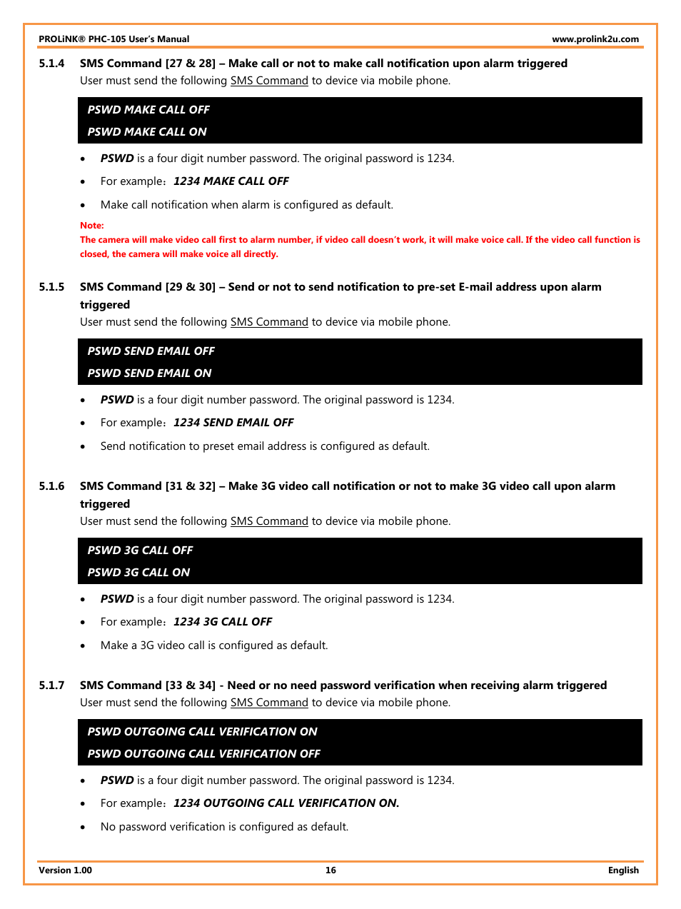 PROLiNK PHC105 User Manual User Manual | Page 21 / 55