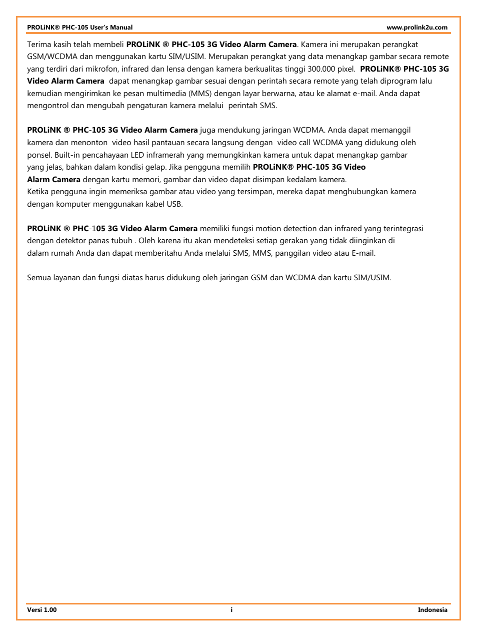 PROLiNK PHC105 User Manual User Manual | Page 29 / 55