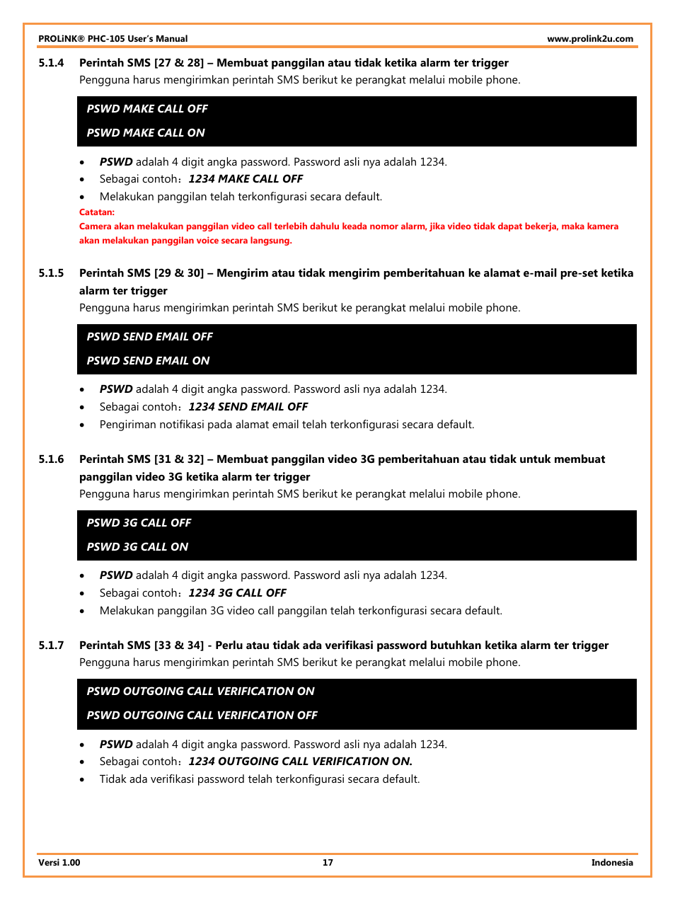 PROLiNK PHC105 User Manual User Manual | Page 49 / 55