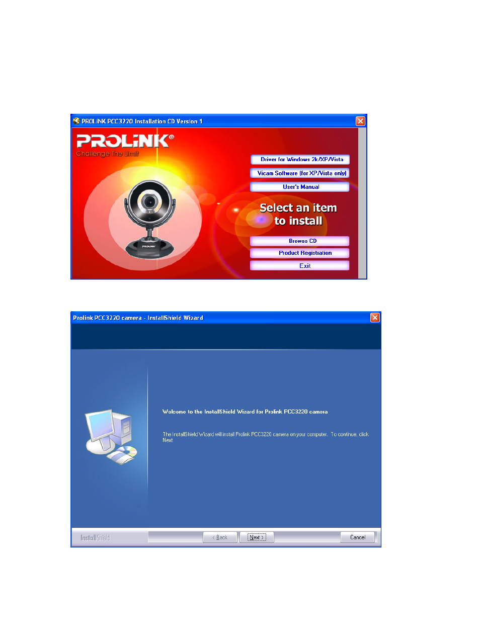 PROLiNK PCC3220 IzyCam User Manual | Page 4 / 7