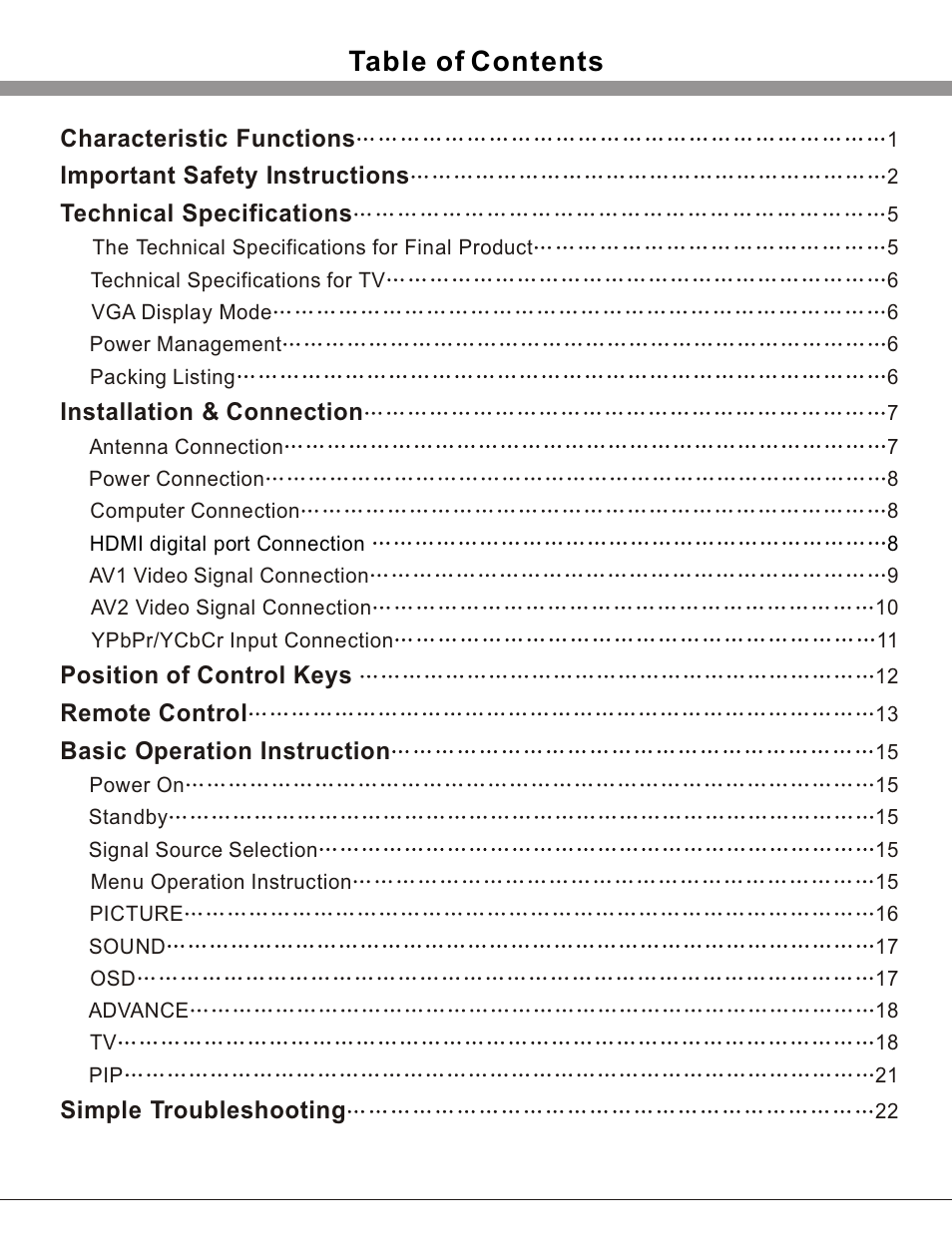 PROLiNK PRO3201TW User Manual | 23 pages