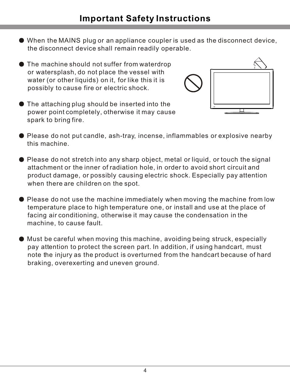 Т³гж 5, Important safety instructions | PROLiNK PRO3201TW User Manual | Page 5 / 23