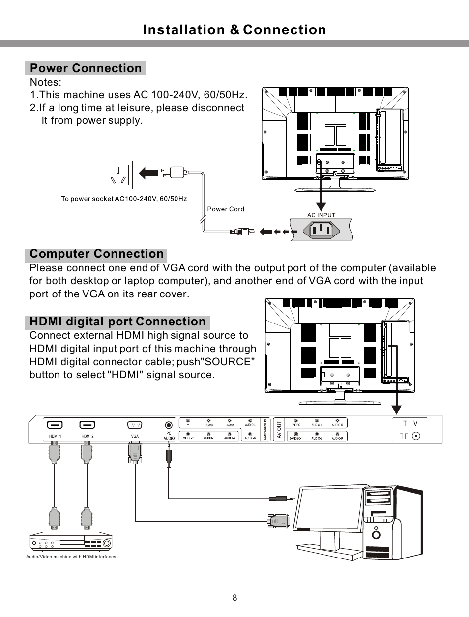 Т³гж 9, Installation & connection | PROLiNK PRO3201TW User Manual | Page 9 / 23