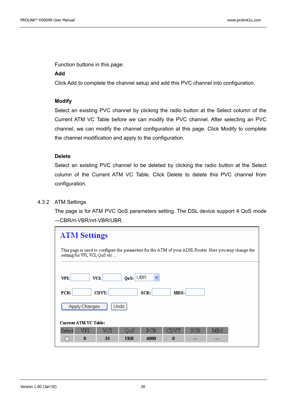 PROLiNK H5004N Wireless-N User Manual | Page 21 / 68