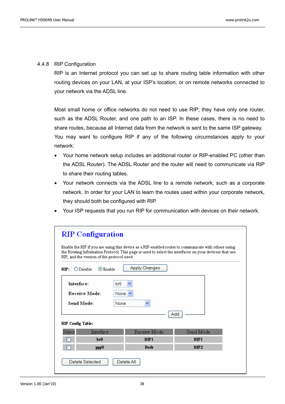 PROLiNK H5004N Wireless-N User Manual | Page 39 / 68