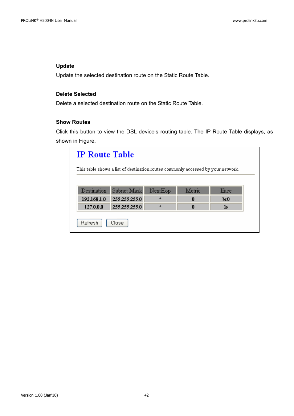 PROLiNK H5004N Wireless-N User Manual | Page 43 / 68