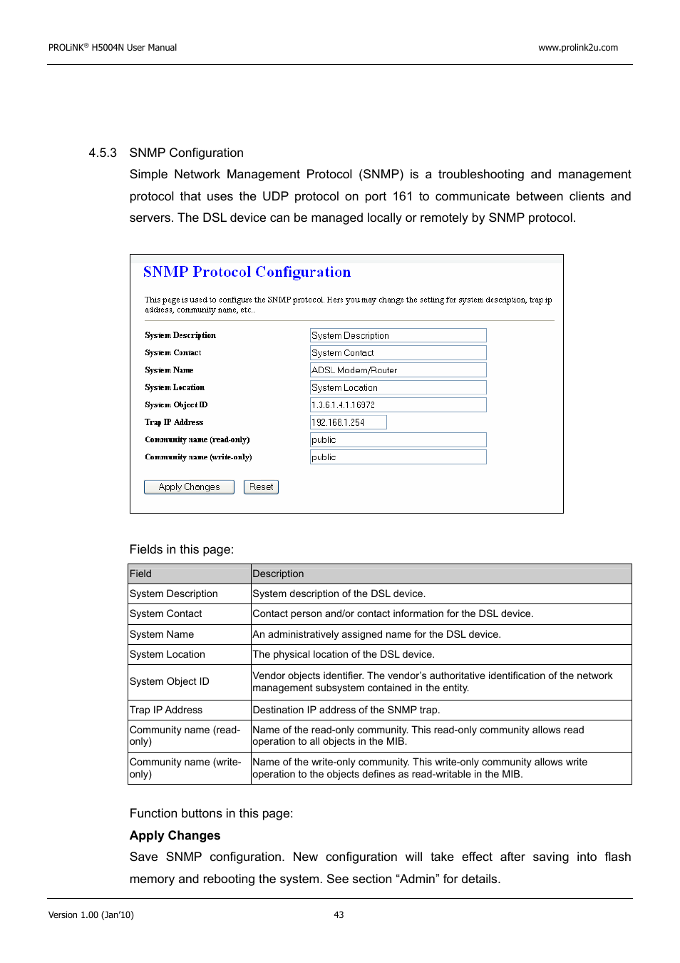 PROLiNK H5004N Wireless-N User Manual | Page 44 / 68