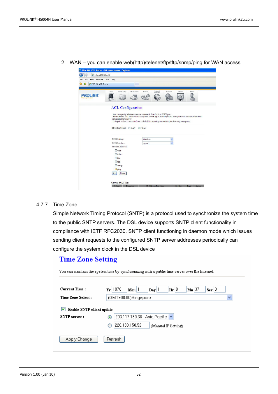 PROLiNK H5004N Wireless-N User Manual | Page 53 / 68