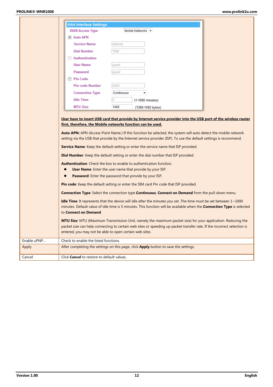 PROLiNK WNR1008 User Manual User Manual | Page 15 / 101