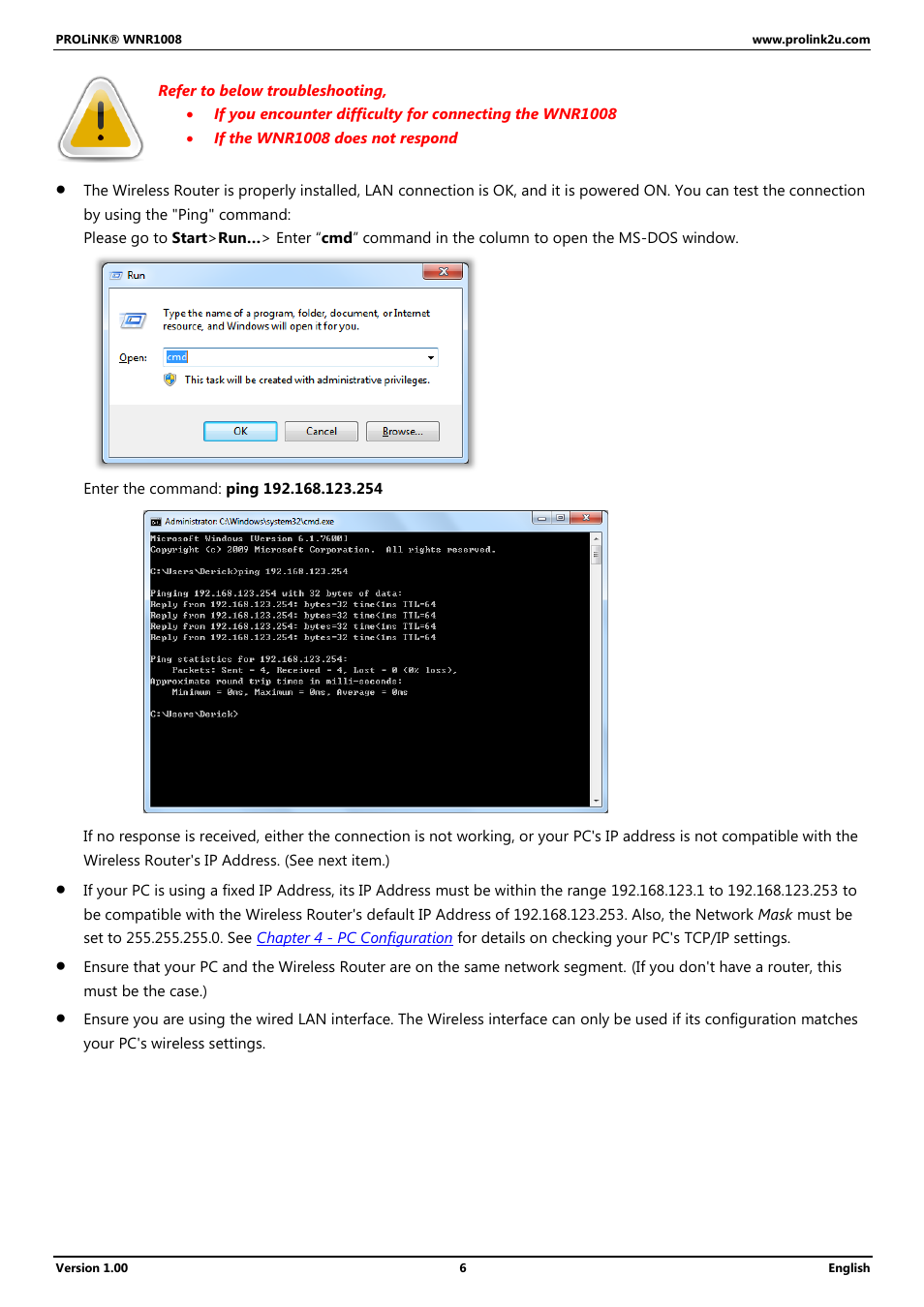 PROLiNK WNR1008 User Manual User Manual | Page 9 / 101