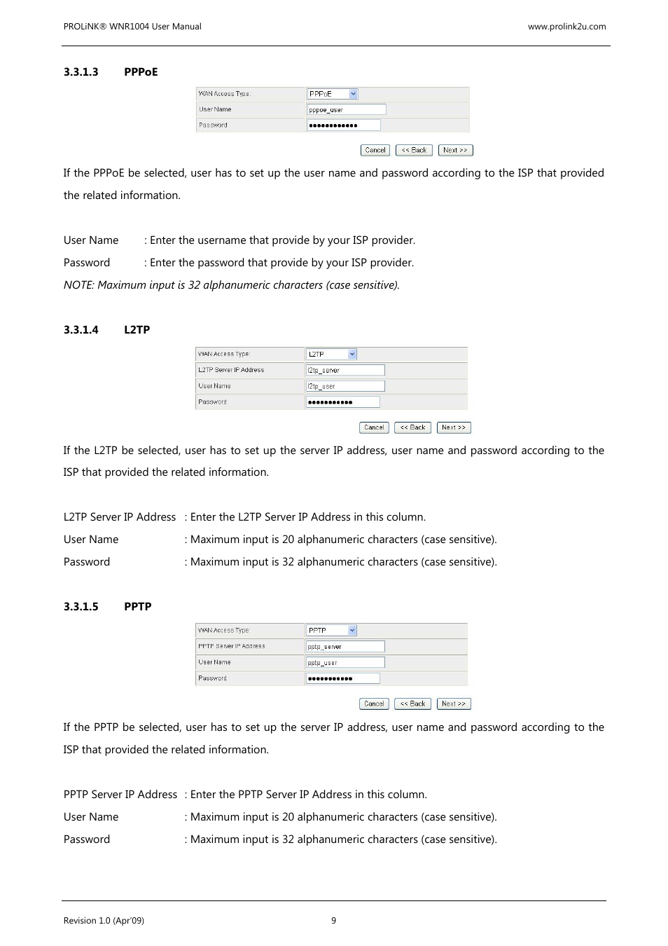 PROLiNK WNR1004 Wireless-N User manual User Manual | Page 12 / 66