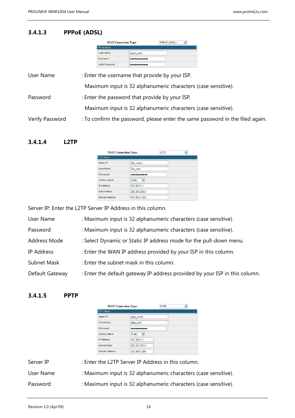 PROLiNK WNR1004 Wireless-N User manual User Manual | Page 17 / 66