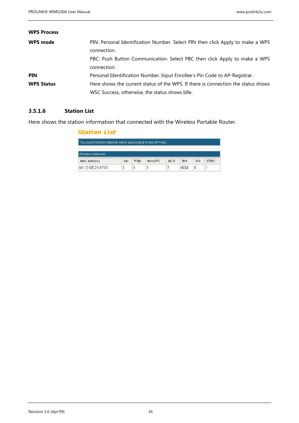 PROLiNK WNR1004 Wireless-N User manual User Manual | Page 37 / 66