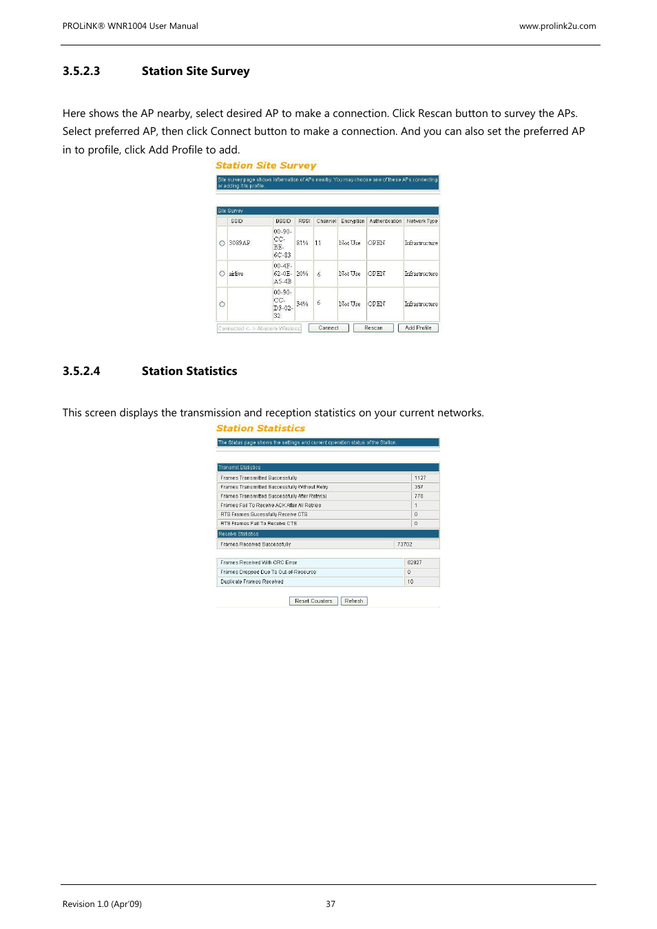 PROLiNK WNR1004 Wireless-N User manual User Manual | Page 40 / 66