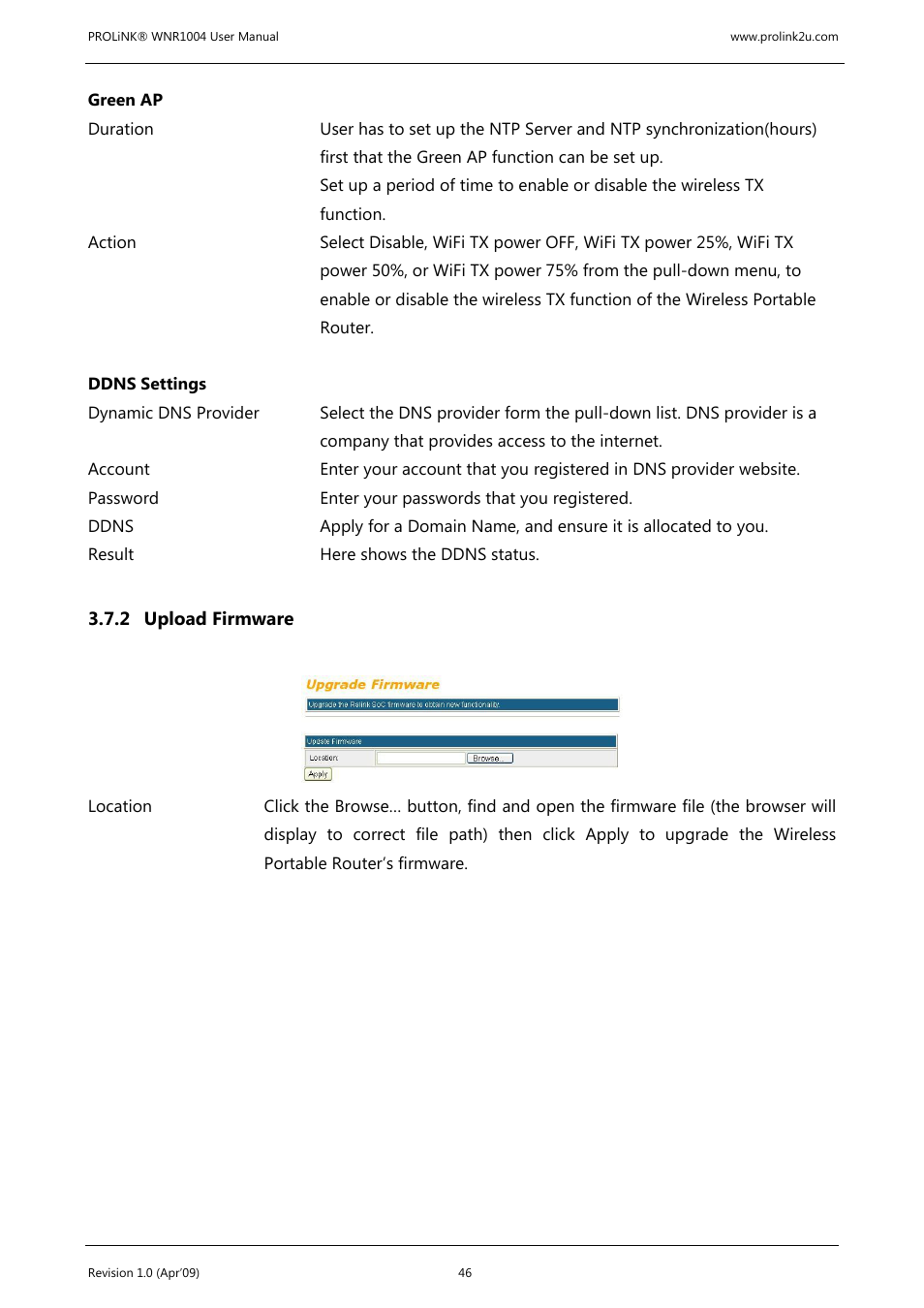 PROLiNK WNR1004 Wireless-N User manual User Manual | Page 49 / 66