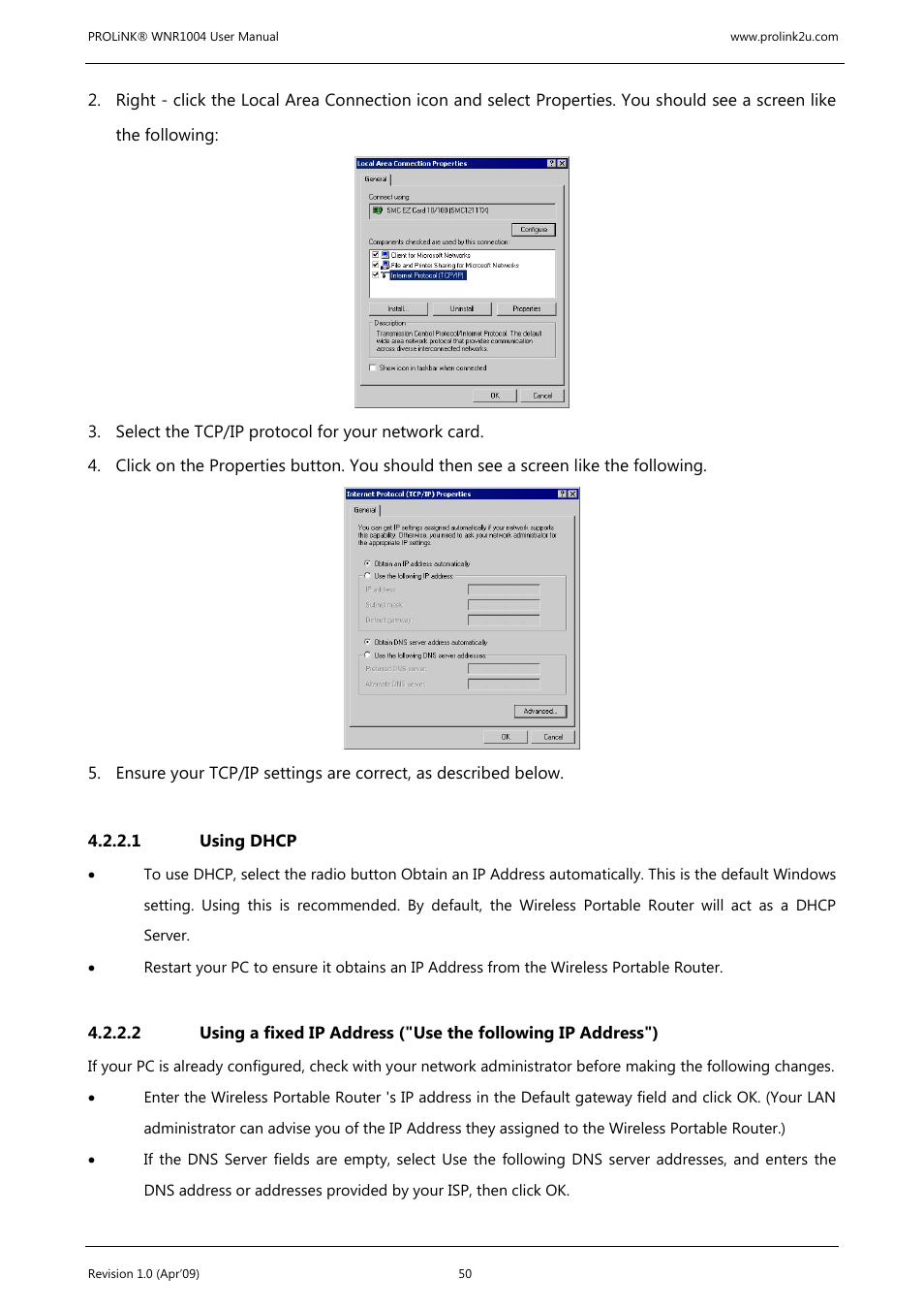PROLiNK WNR1004 Wireless-N User manual User Manual | Page 53 / 66