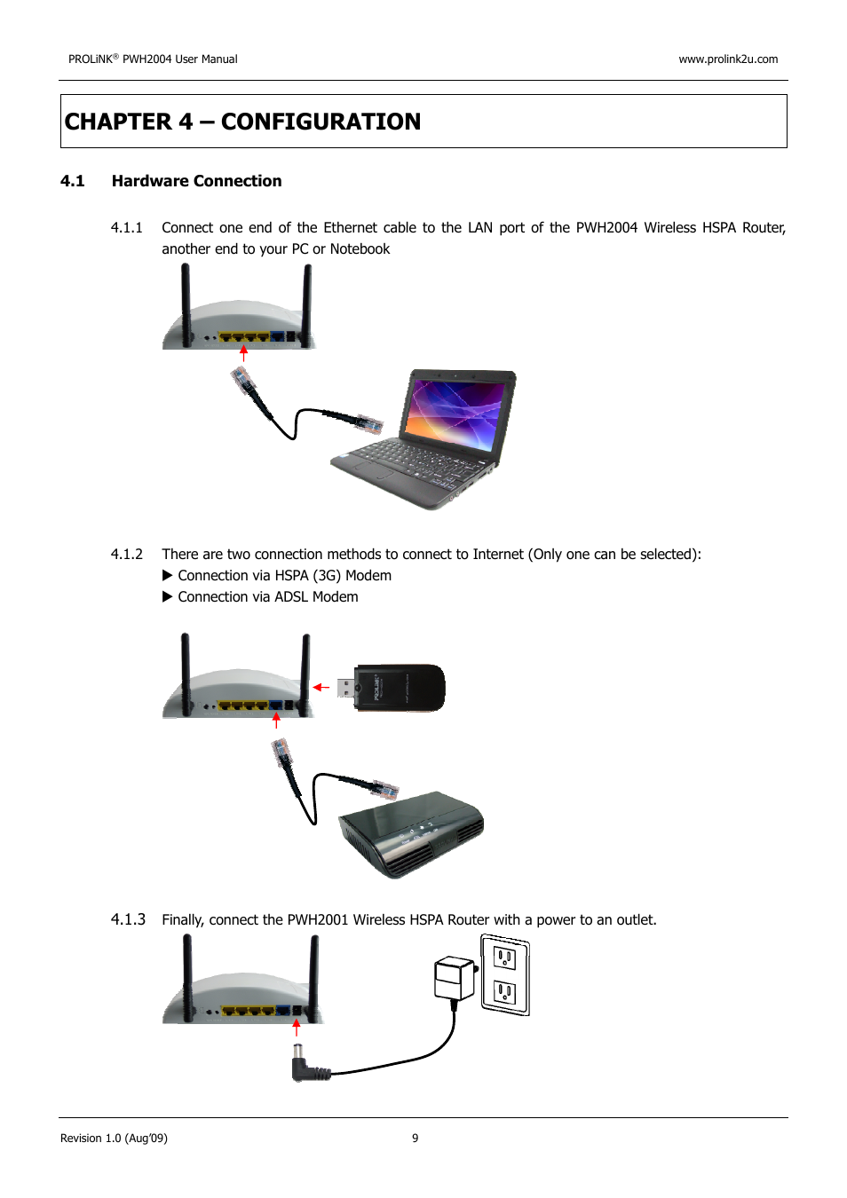 Chapter 4 – configuration | PROLiNK PWH2004 User Manual User Manual | Page 11 / 57