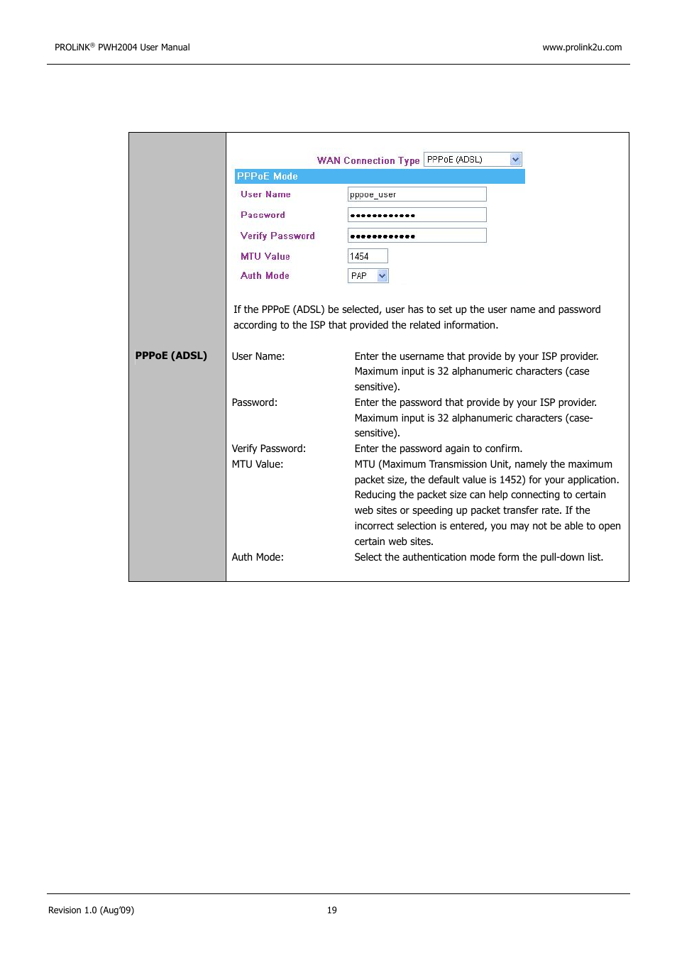 PROLiNK PWH2004 User Manual User Manual | Page 21 / 57