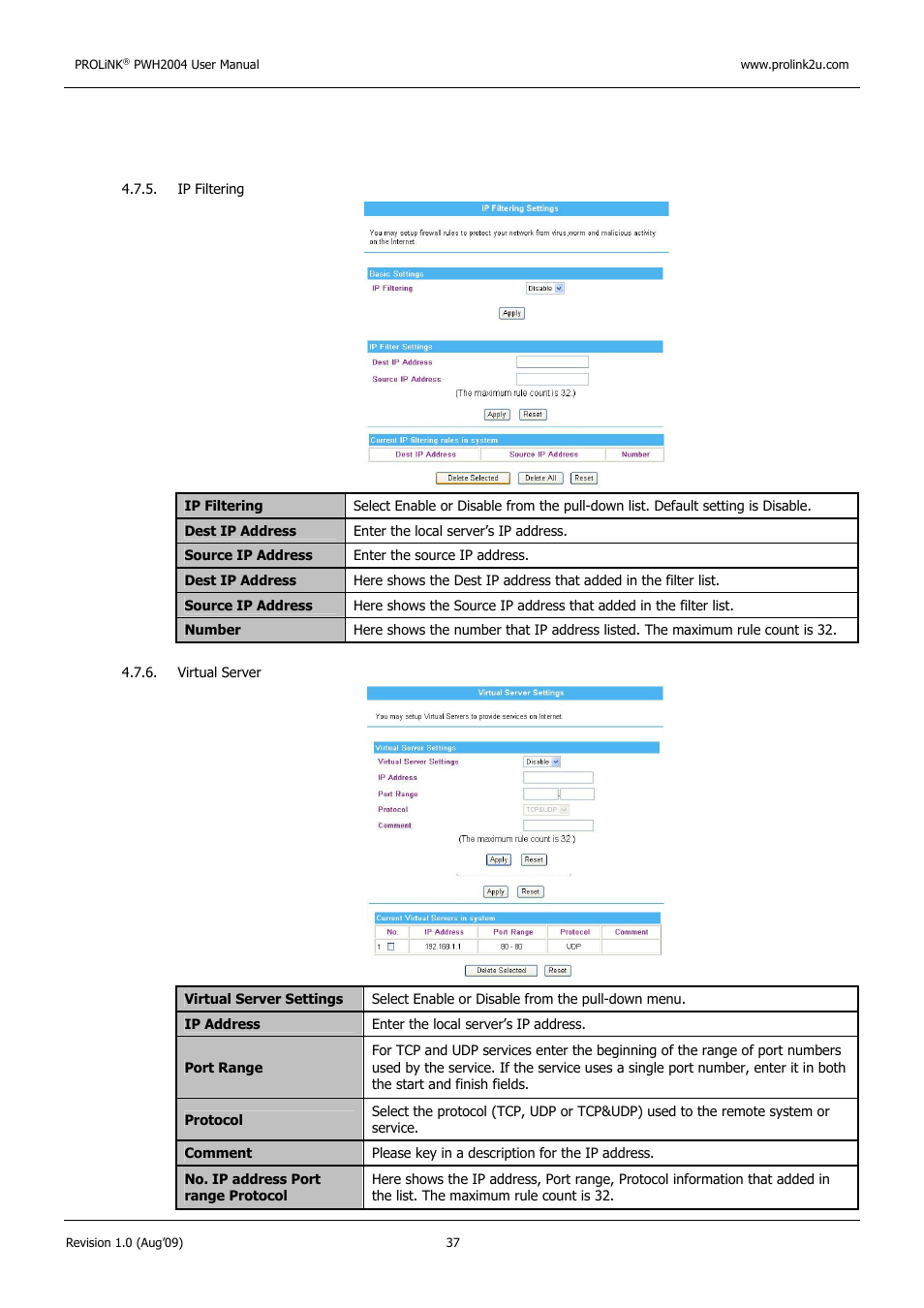 PROLiNK PWH2004 User Manual User Manual | Page 39 / 57