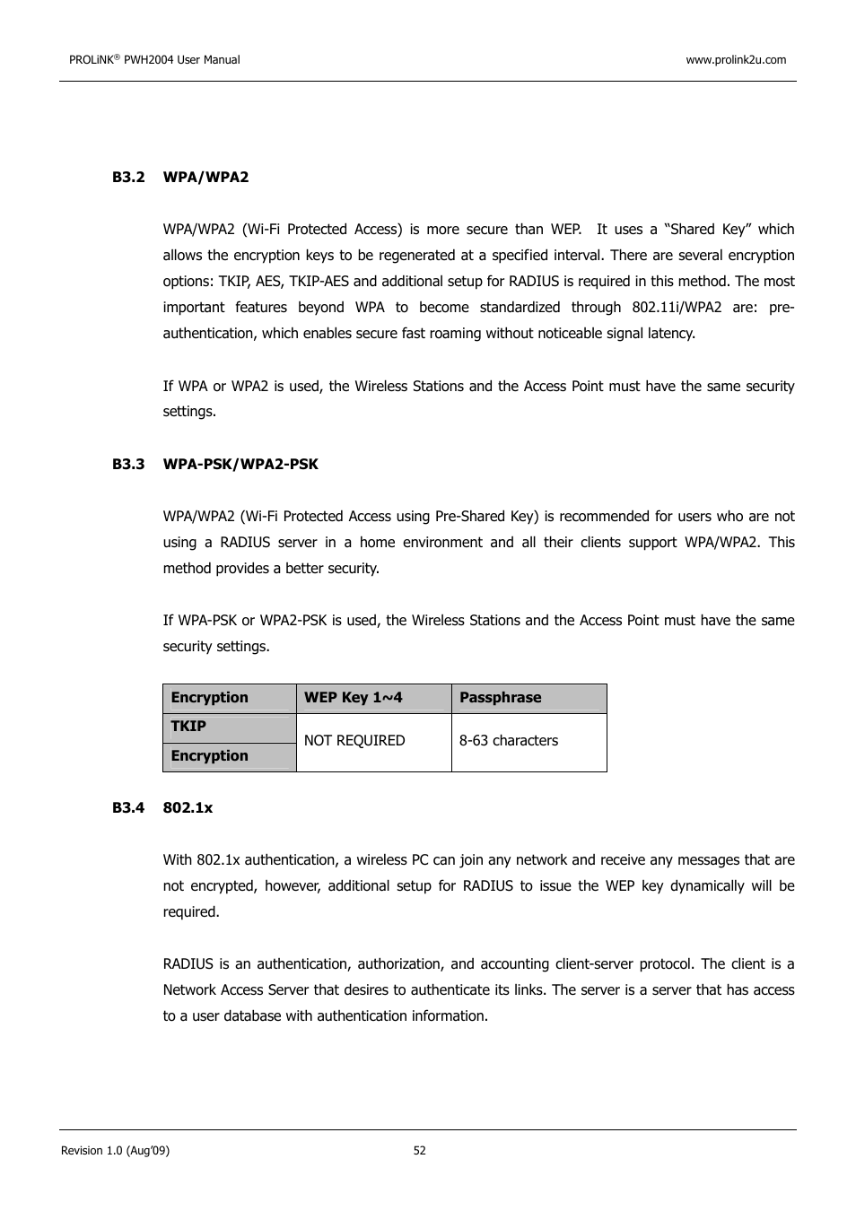 PROLiNK PWH2004 User Manual User Manual | Page 54 / 57