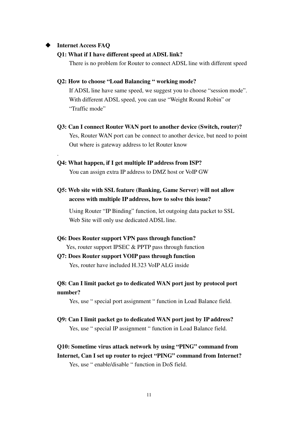 PROLiNK MH8241 User Manual | Page 11 / 107