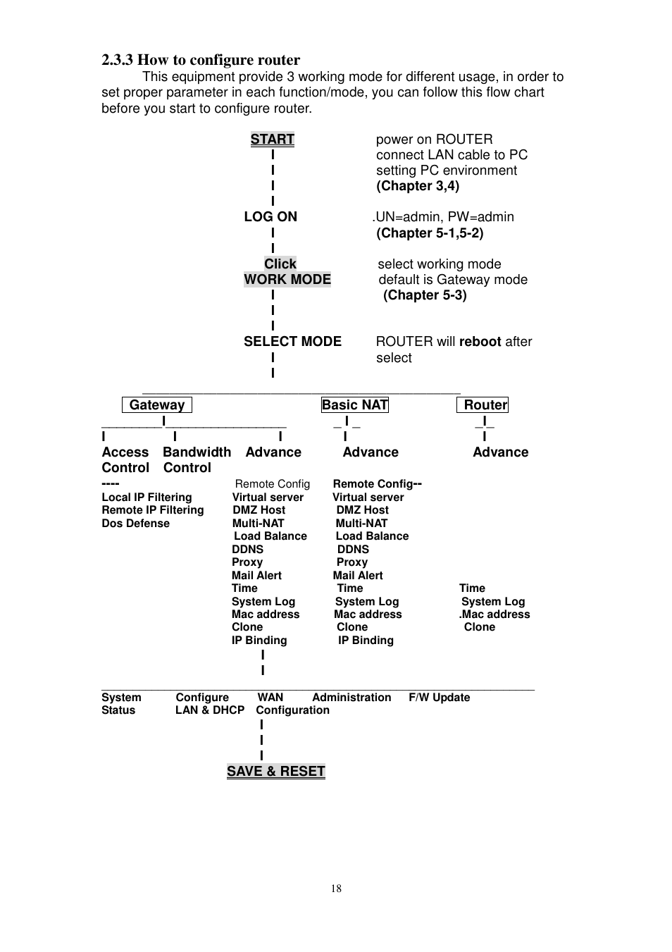 3 how to configure router | PROLiNK MH8241 User Manual | Page 18 / 107