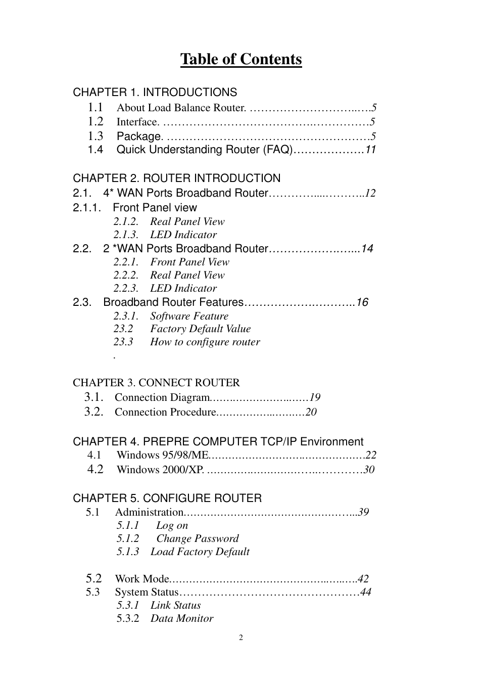 PROLiNK MH8241 User Manual | Page 2 / 107