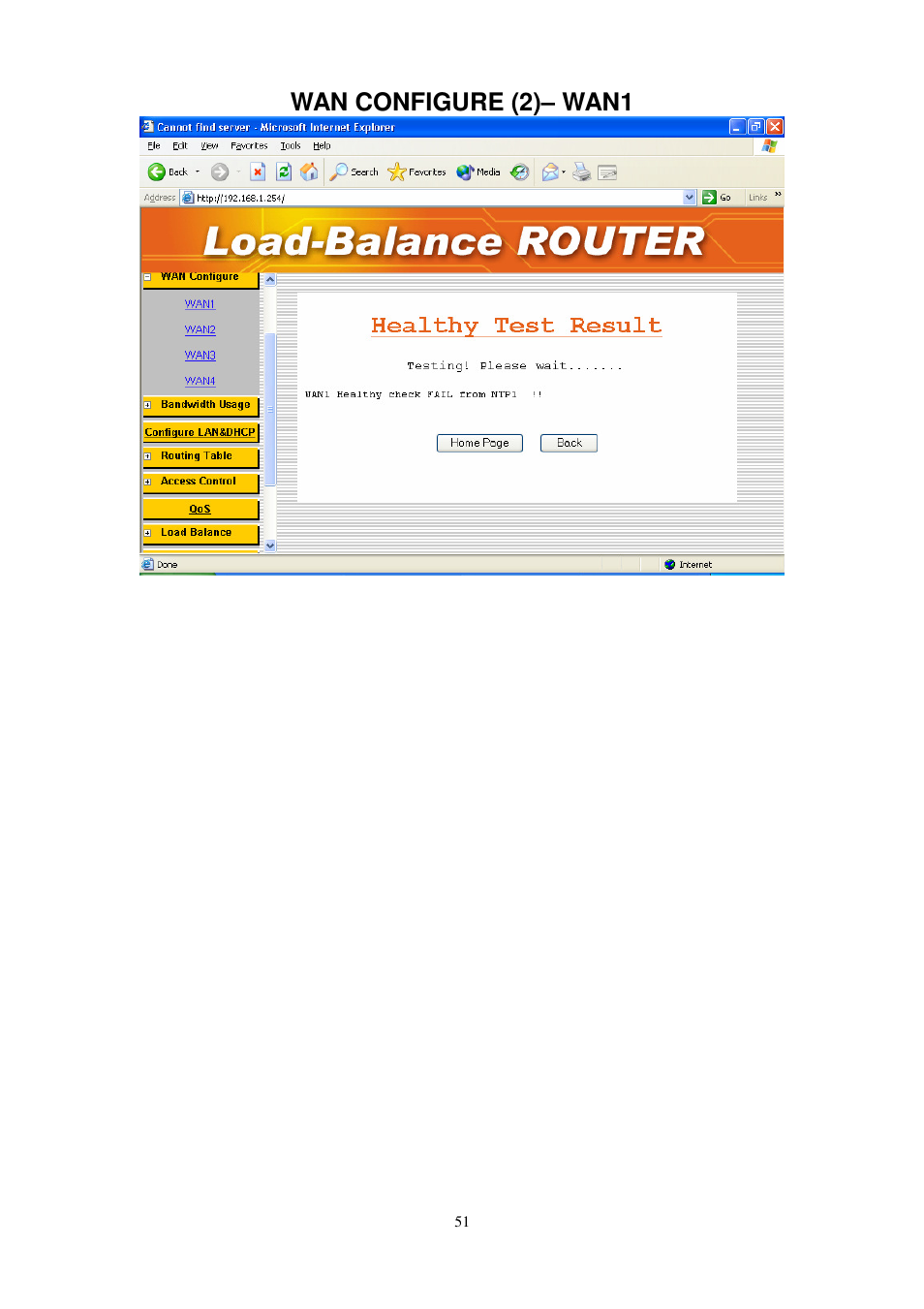 Wan configure (2)– wan1 | PROLiNK MH8241 User Manual | Page 51 / 107