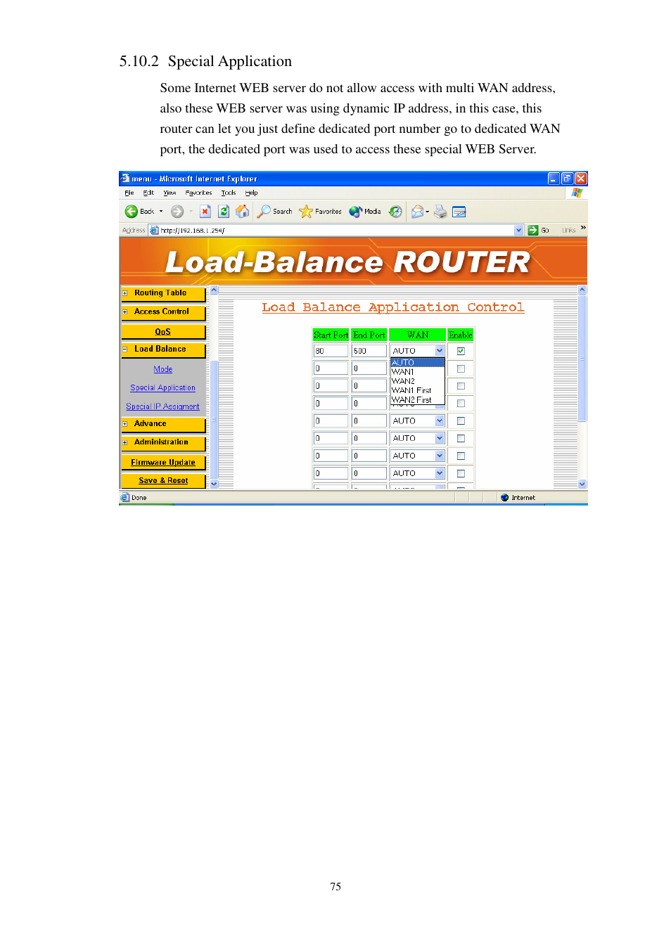 2 special application | PROLiNK MH8241 User Manual | Page 75 / 107