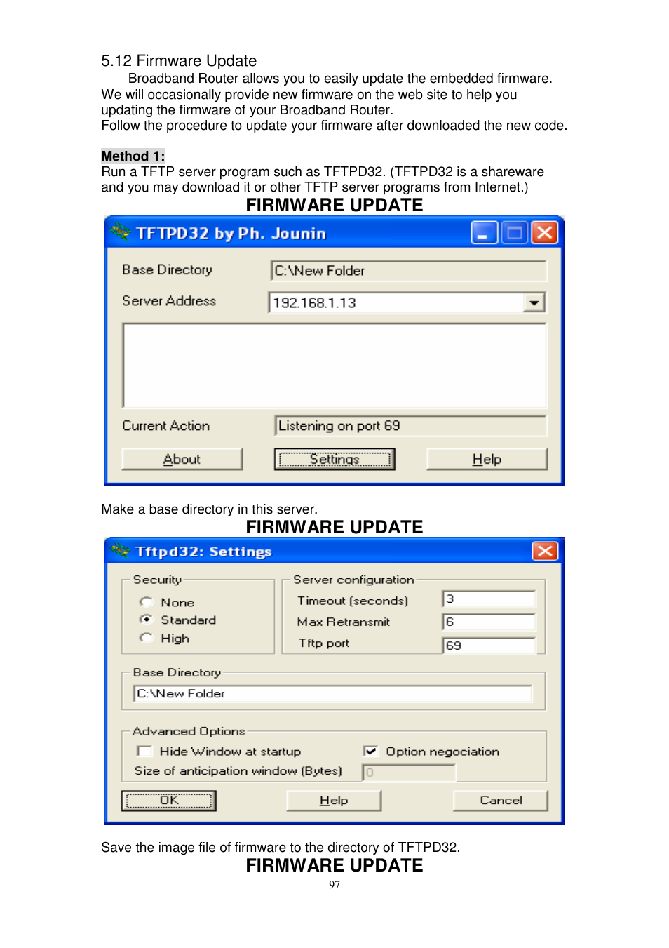 Firmware update | PROLiNK MH8241 User Manual | Page 97 / 107