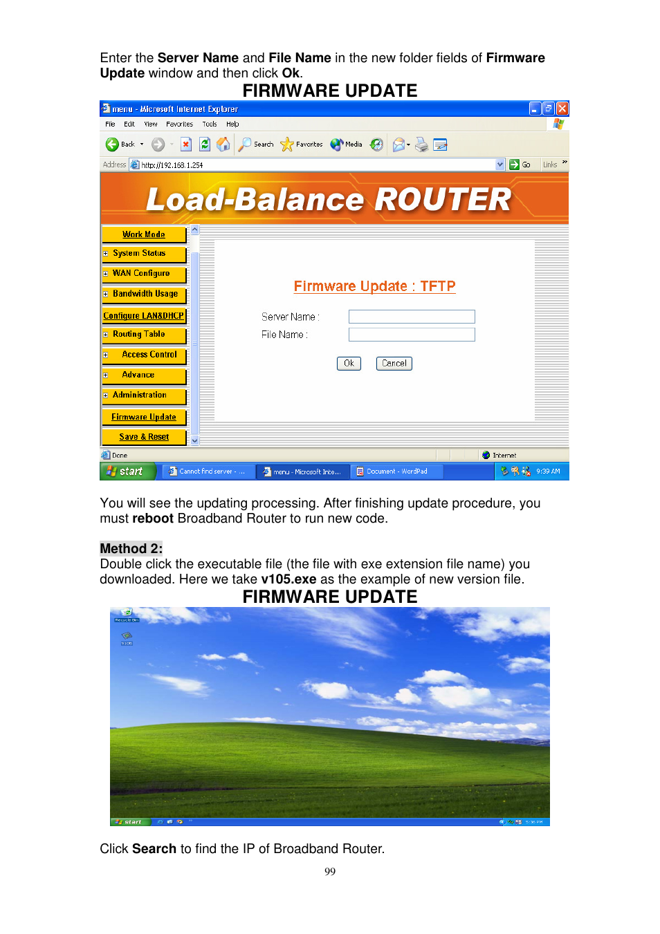 Firmware update | PROLiNK MH8241 User Manual | Page 99 / 107