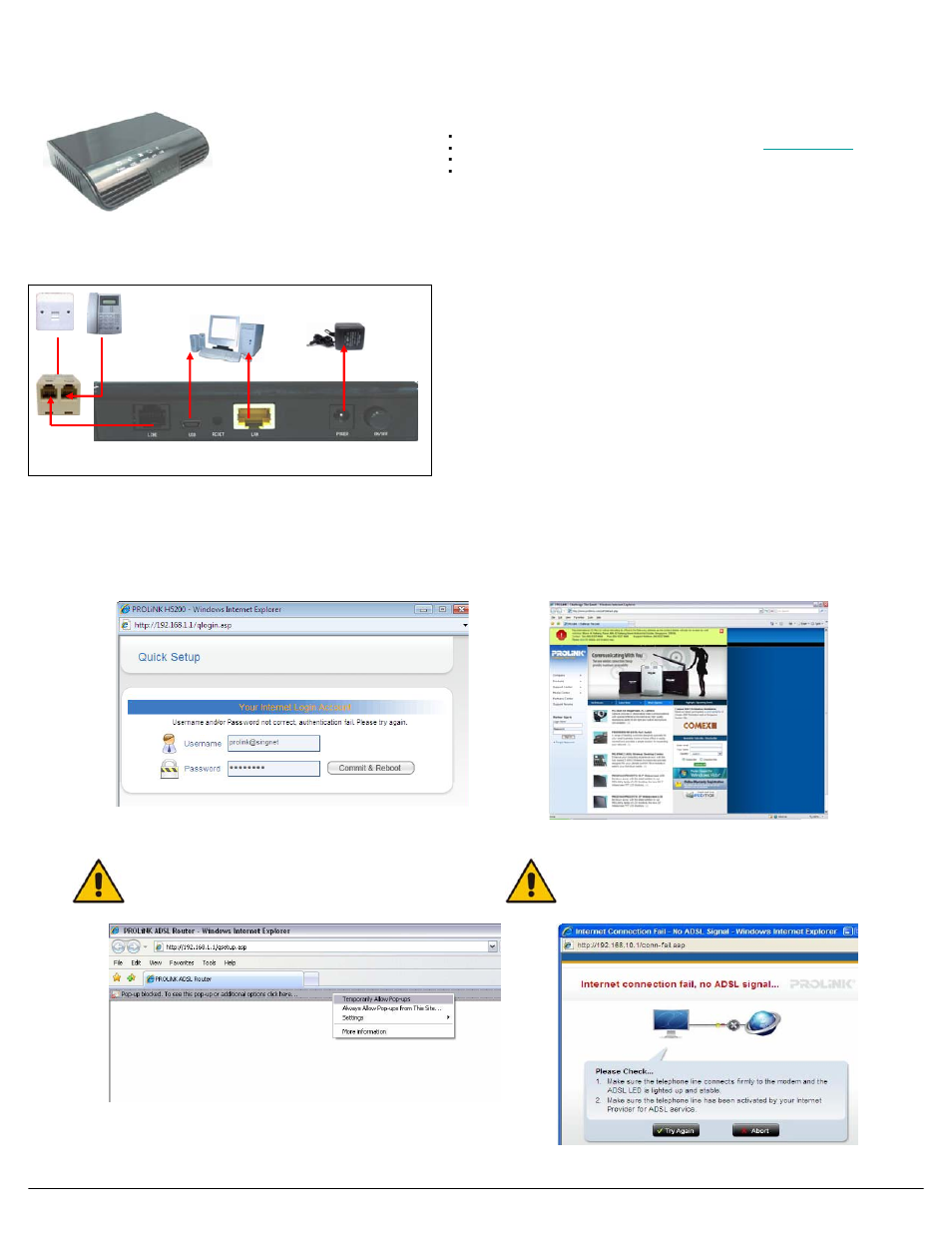 PROLiNK H5200C Quick Installation Guide User Manual | 2 pages