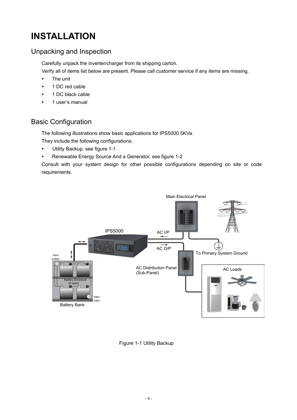 Installation, Unpacking and inspection, Basic configuration | PROLiNK IPS5000 User Manual | Page 6 / 20