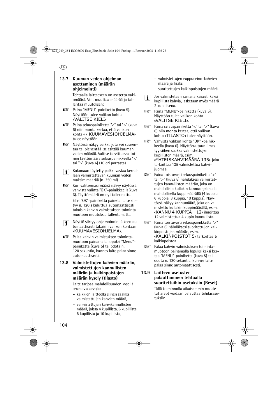 Electrolux ECG6600 User Manual | Page 104 / 616