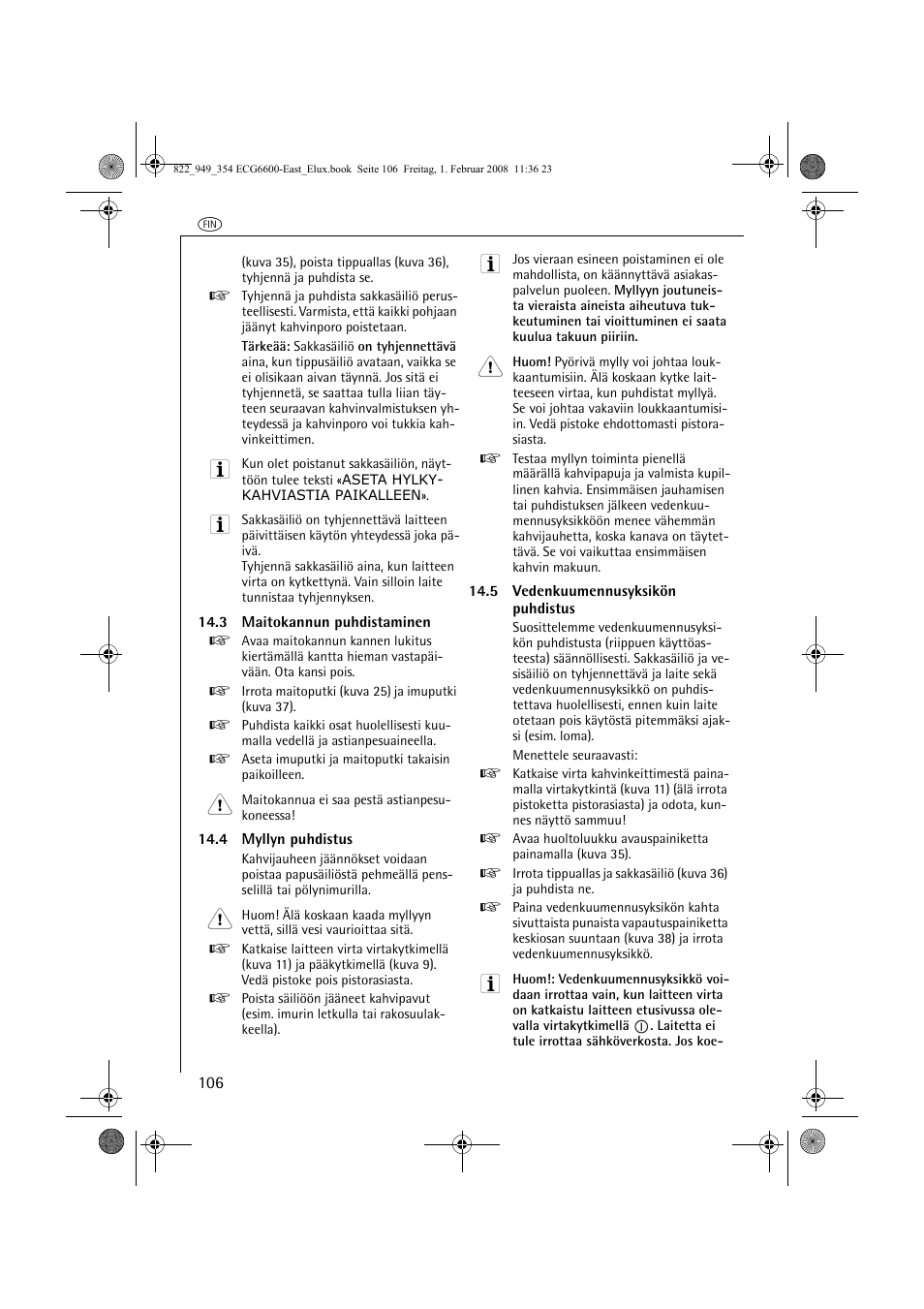 Electrolux ECG6600 User Manual | Page 106 / 616