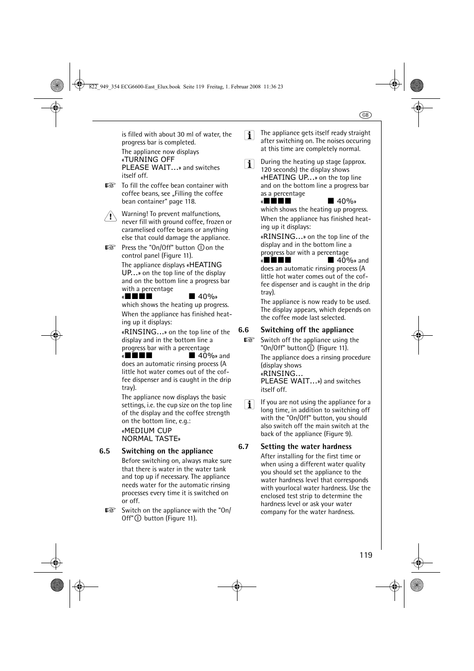 Electrolux ECG6600 User Manual | Page 119 / 616